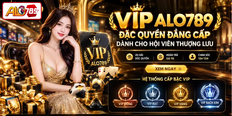 Các cấp bậc trong hệ thống VIP Club ALO789