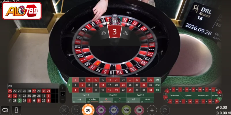 Cách chơi Roulette ALO789 chi tiết, dễ nắm bắt