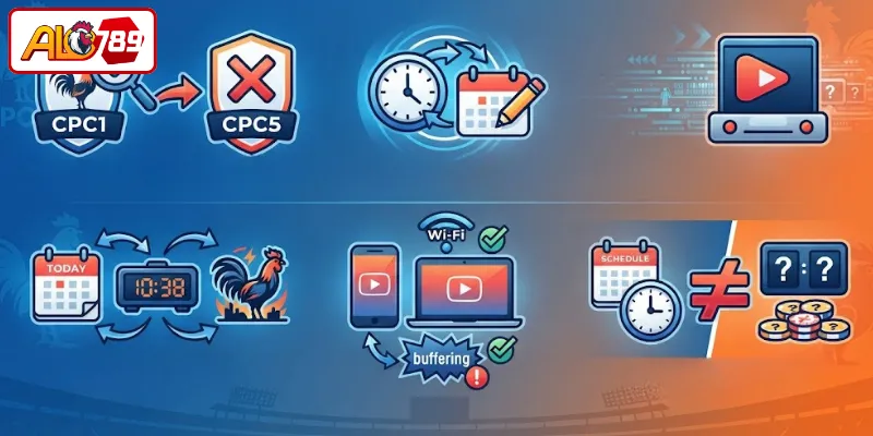 Điểm cần biết khi theo dõi trường gà CPC1 CPC5