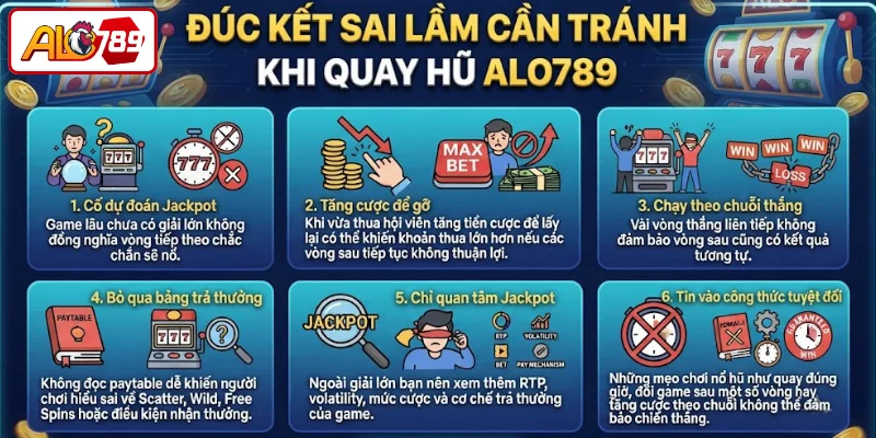 Đúc kết sai lầm cần tránh khi quay hũ ALO789