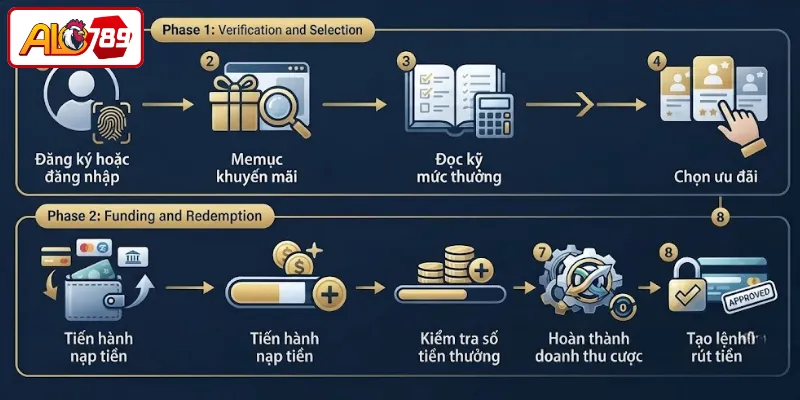 Hướng dẫn đăng ký và nhận ưu đãi ALO789