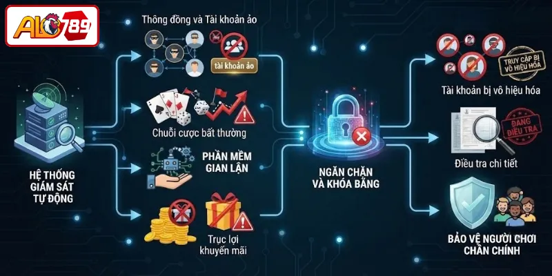 Quy định phát hiện và phòng ngừa hành vi gian lận tại ALO789