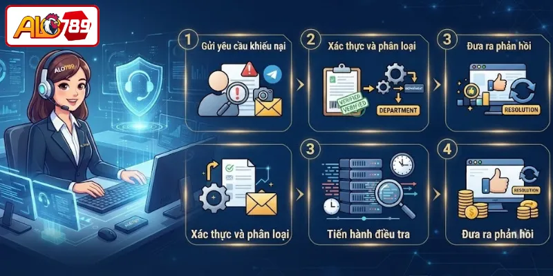 Quy trình tiếp nhận và xử lý khiếu nại ALO789